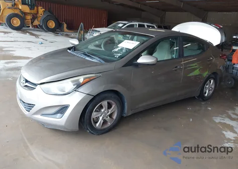 2014 Hyundai Elantra Se from USA, damaged, VIN 5NPDH4AE8EH530089